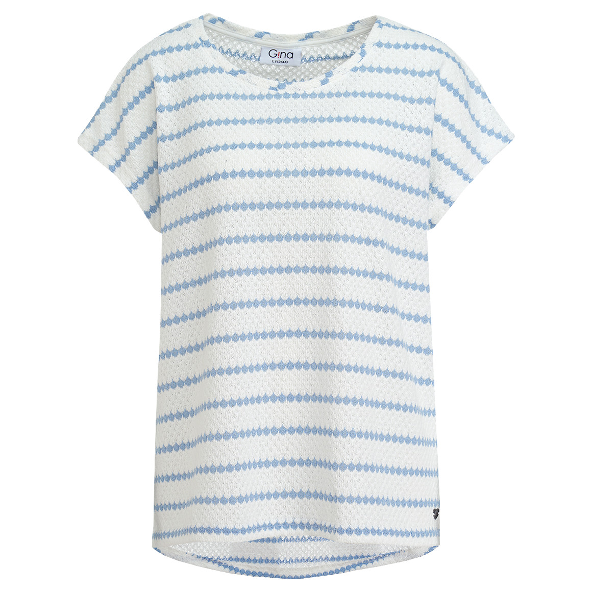 Damen Strick-T-Shirt mit Streifen Damen Strick-T-Shirt mit Streifen von Gina