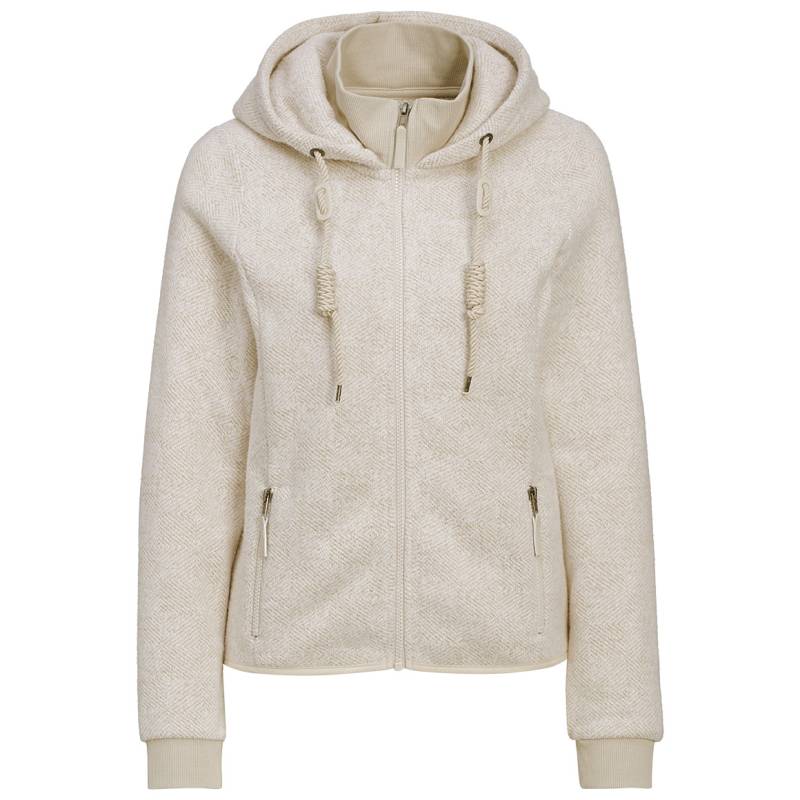 Damen Strickfleece-Jacke mit Kapuze Damen Strickfleece-Jacke mit Kapuze von Gina