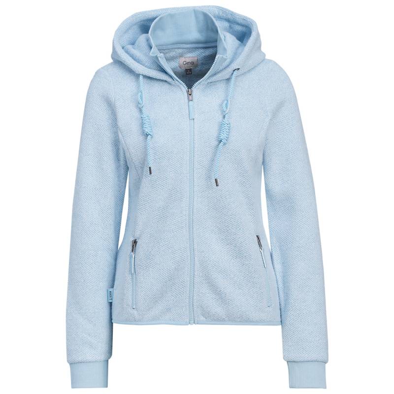 Damen Strickfleece-Jacke mit Kapuze Damen Strickfleece-Jacke mit Kapuze von Gina