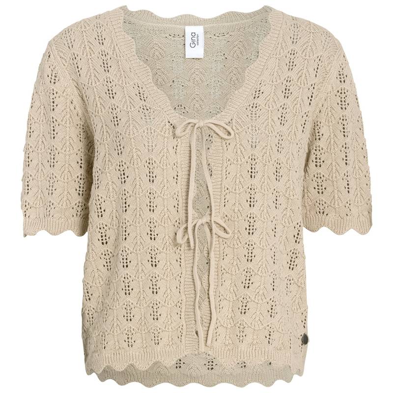 Damen Strickjacke mit Ajourmuster von Gina