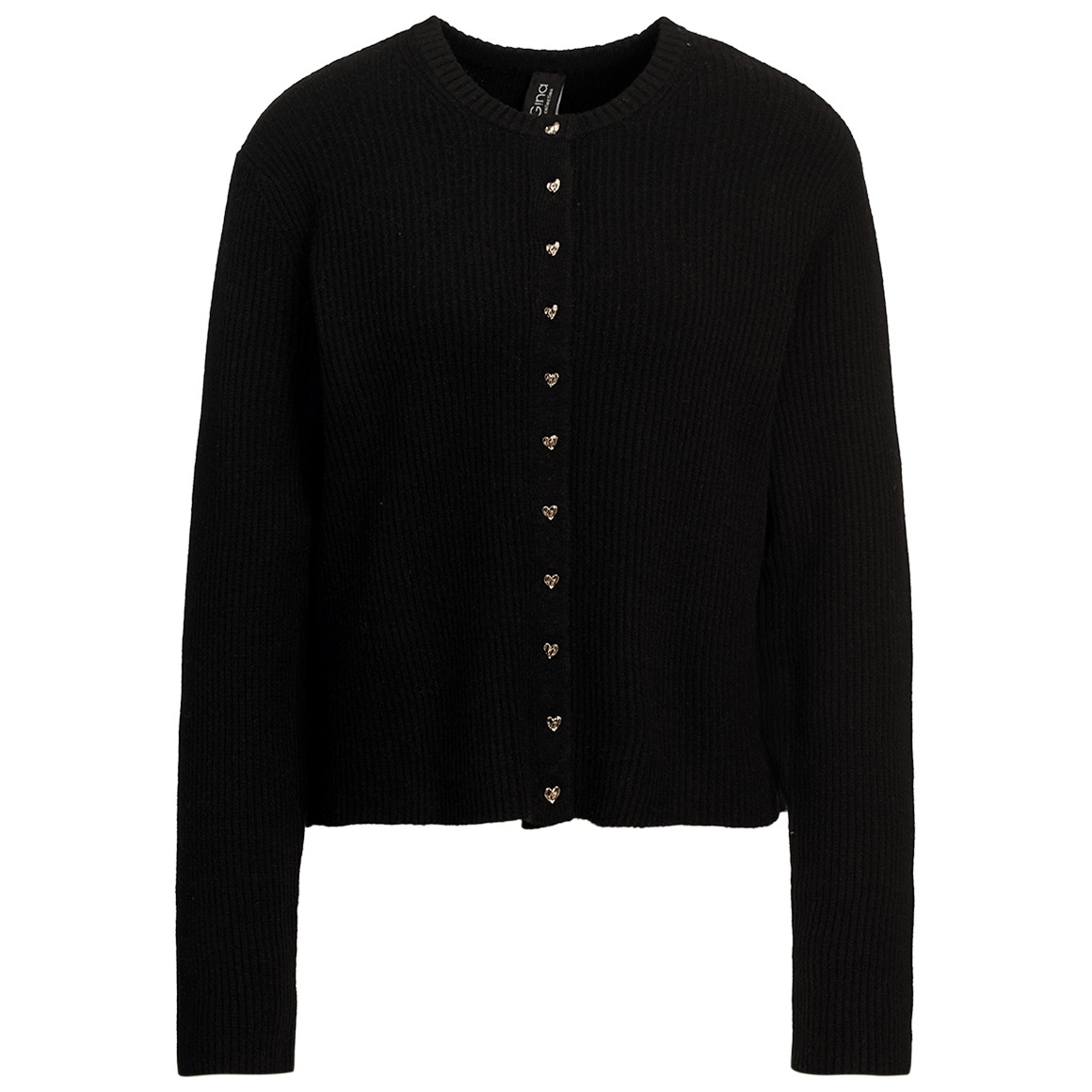Damen Strickjacke mit Herzknöpfen Damen Strickjacke mit Herzknöpfen von Gina