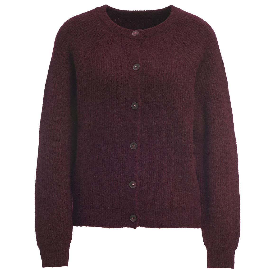 Damen Strickjacke mit Rippstruktur Damen Strickjacke mit Rippstruktur von Gina