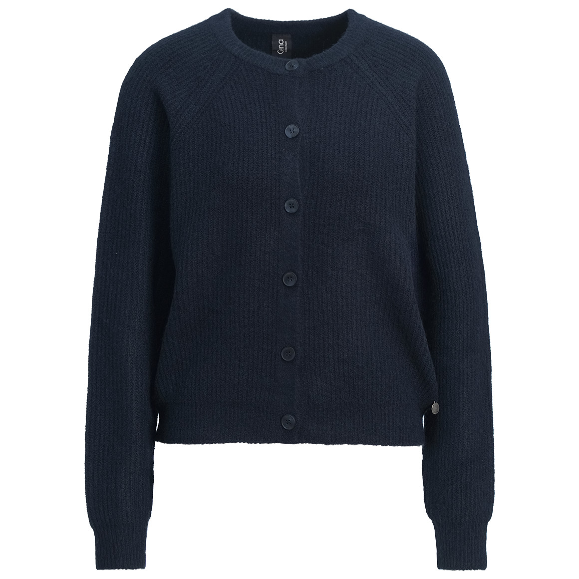 Damen Strickjacke mit Rippstruktur Damen Strickjacke mit Rippstruktur von Gina