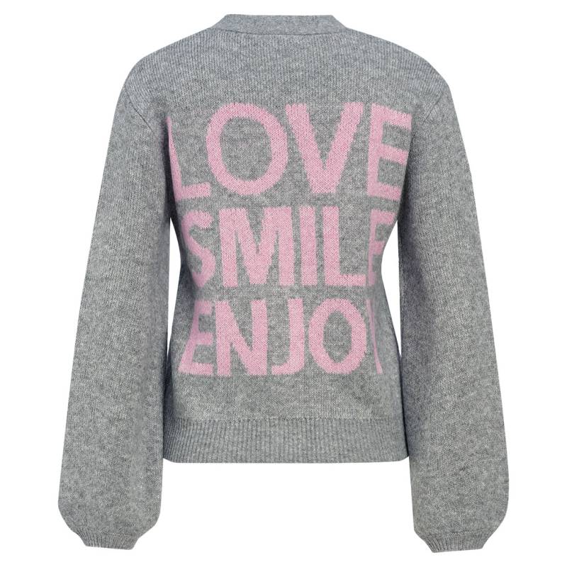 Damen Strickjacke mit Schriftzug Damen Strickjacke mit Schriftzug von Gina