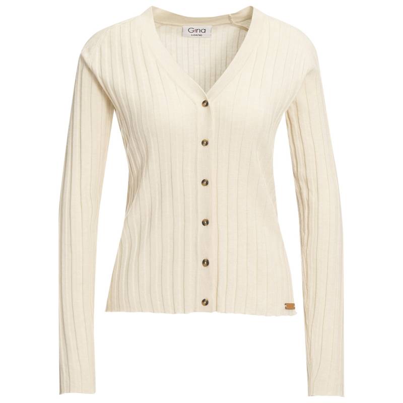 Damen Strickjacke mit V-Ausschnitt von Gina