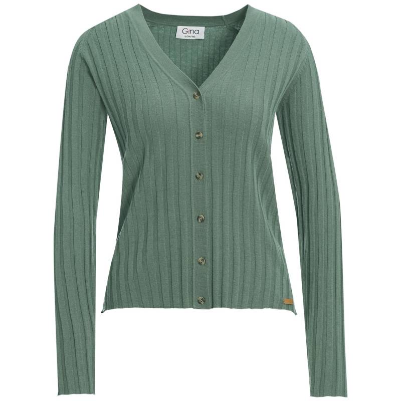 Damen Strickjacke mit V-Ausschnitt von Gina