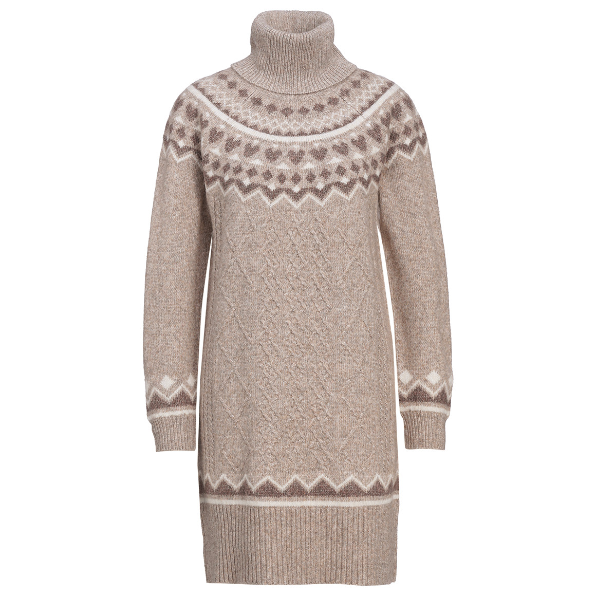 Damen Strickkleid mit Norwegermuster Damen Strickkleid mit Norwegermuster von Gina