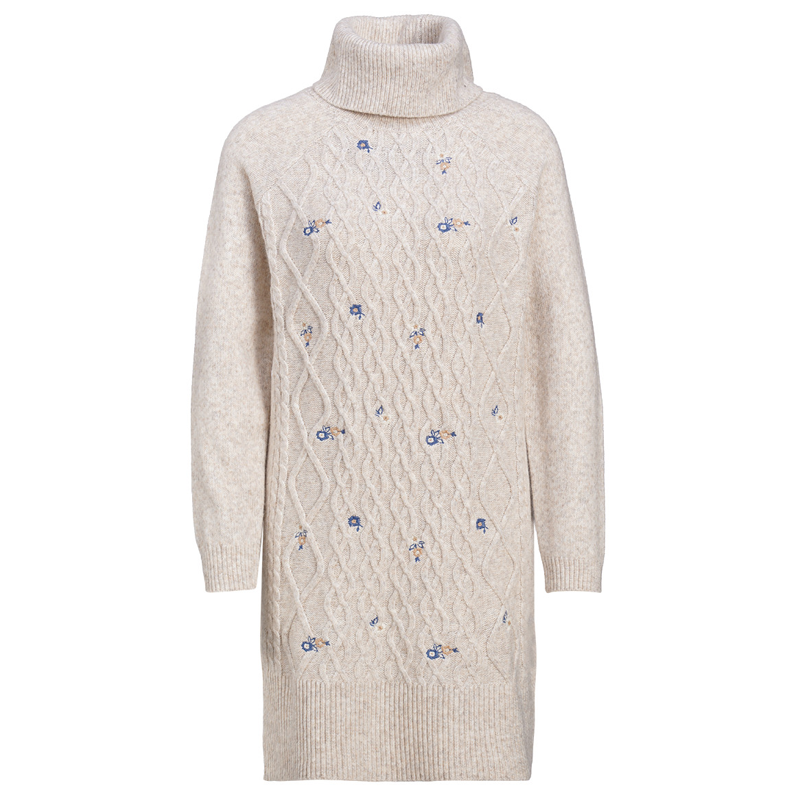 Damen Strickkleid mit Zopfmuster Damen Strickkleid mit Zopfmuster von Gina