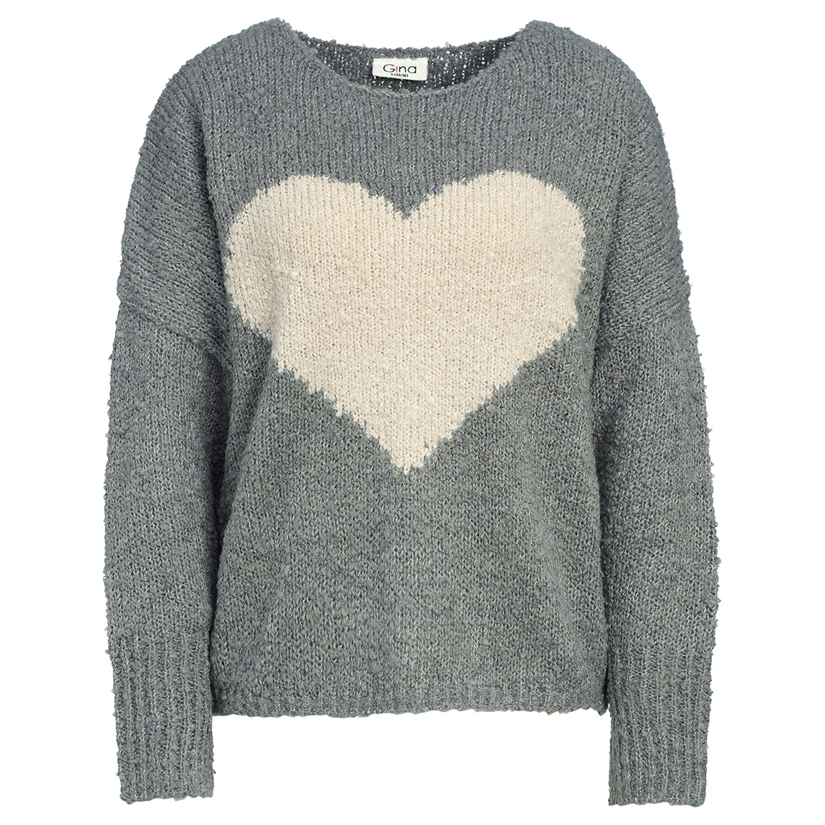 Damen Strickpullover mit Herz-Motiv Damen Strickpullover mit Herz-Motiv von Gina