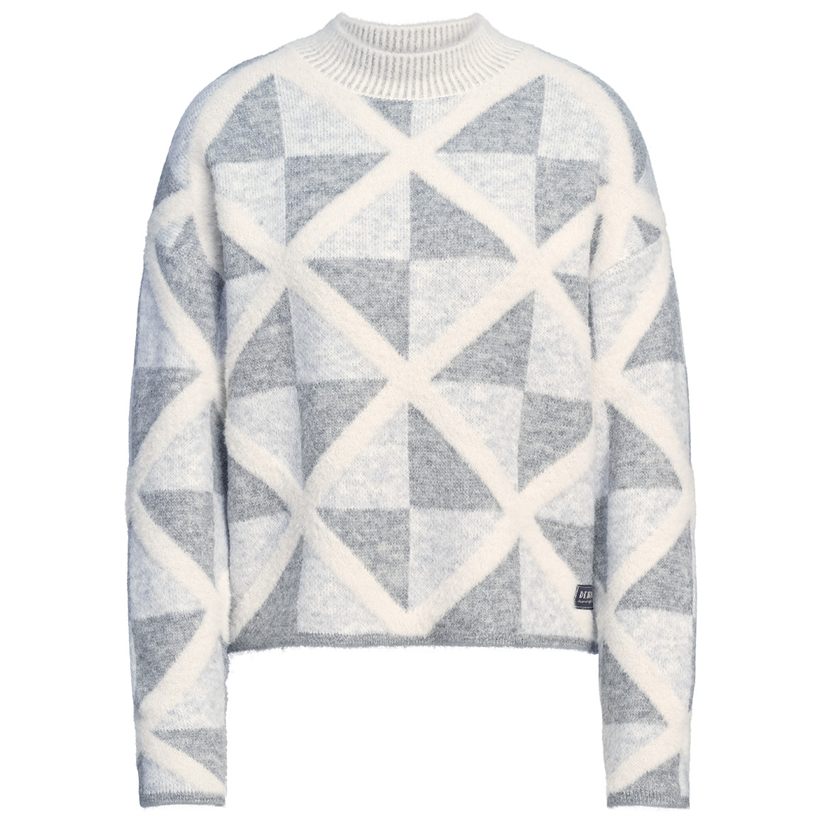 Damen Strickpullover mit Karomuster von Gina