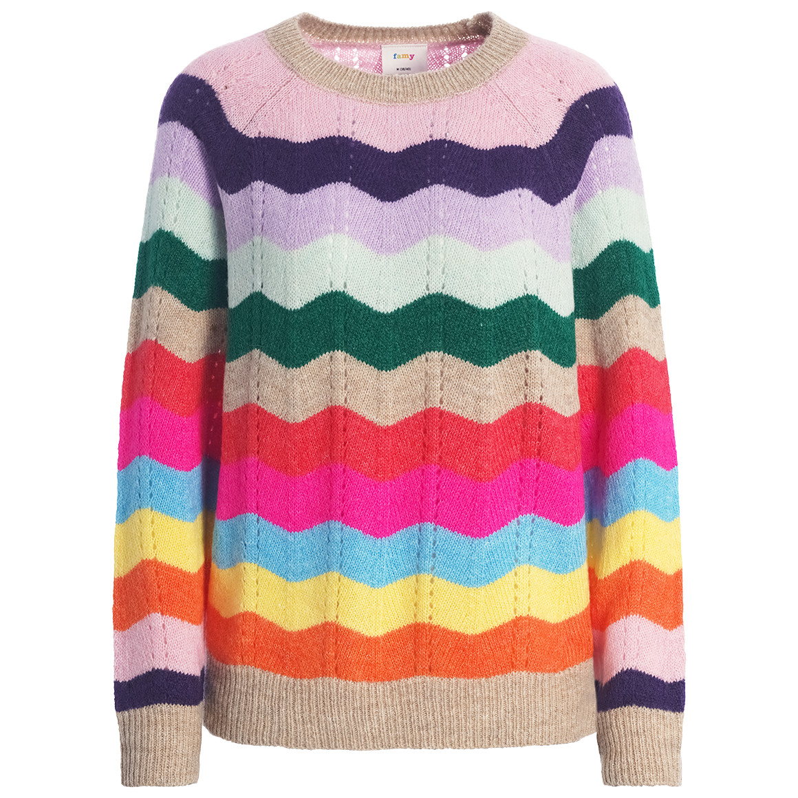 Damen Strickpullover mit Streifen von Gina