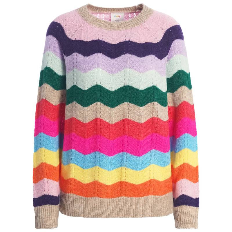 Damen Strickpullover mit Streifen Damen Strickpullover mit Streifen von Gina