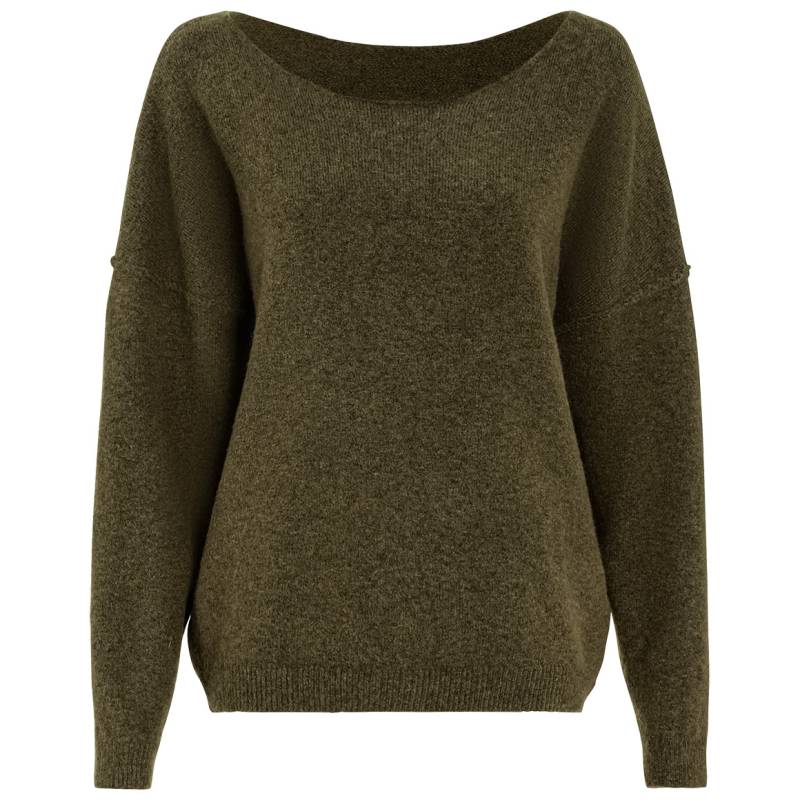 Damen Strickpullover mit U-Boot-Ausschnitt von Gina