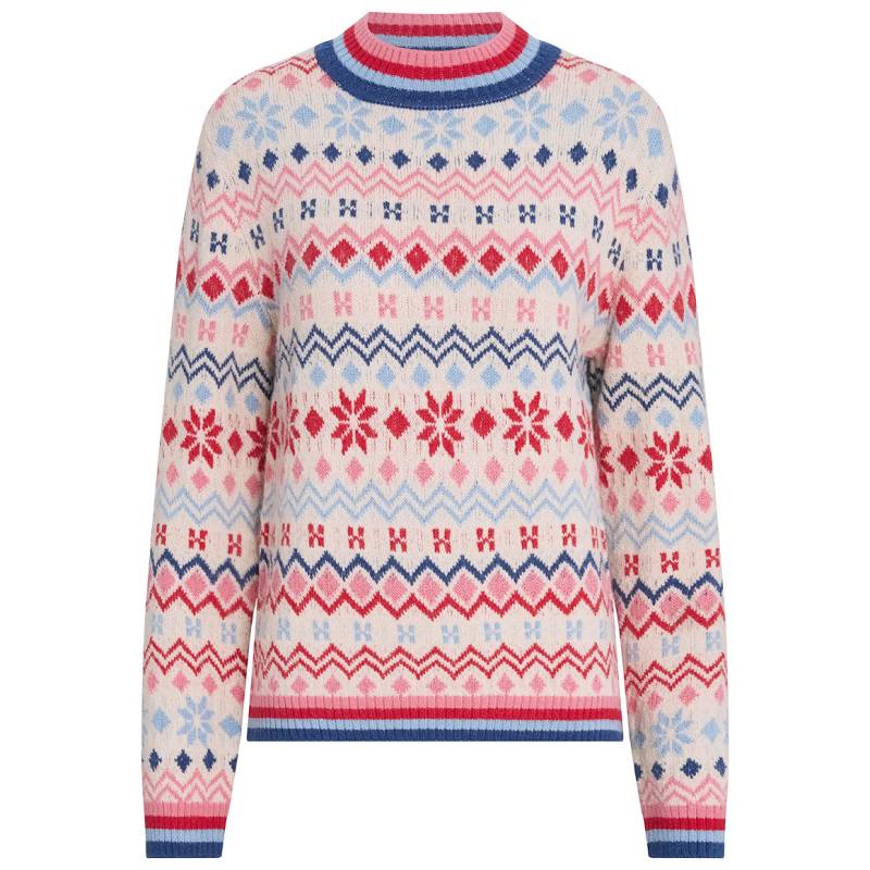 Damen Strickpullover mit buntem Muster von Gina