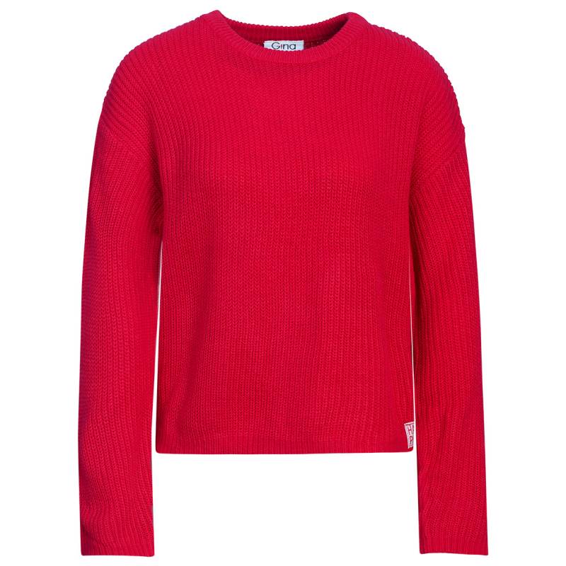 Damen Strickpullover unifarben von Gina