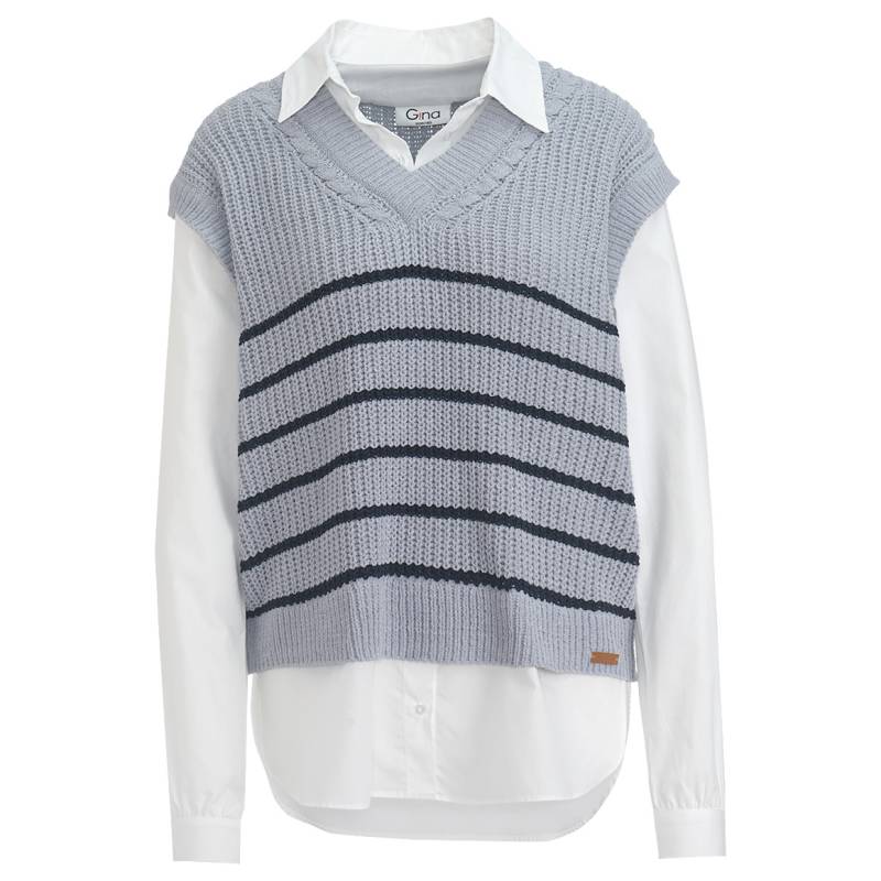 Damen Strickpullunder im Lagen-Look Damen Strickpullunder im Lagen-Look von Gina