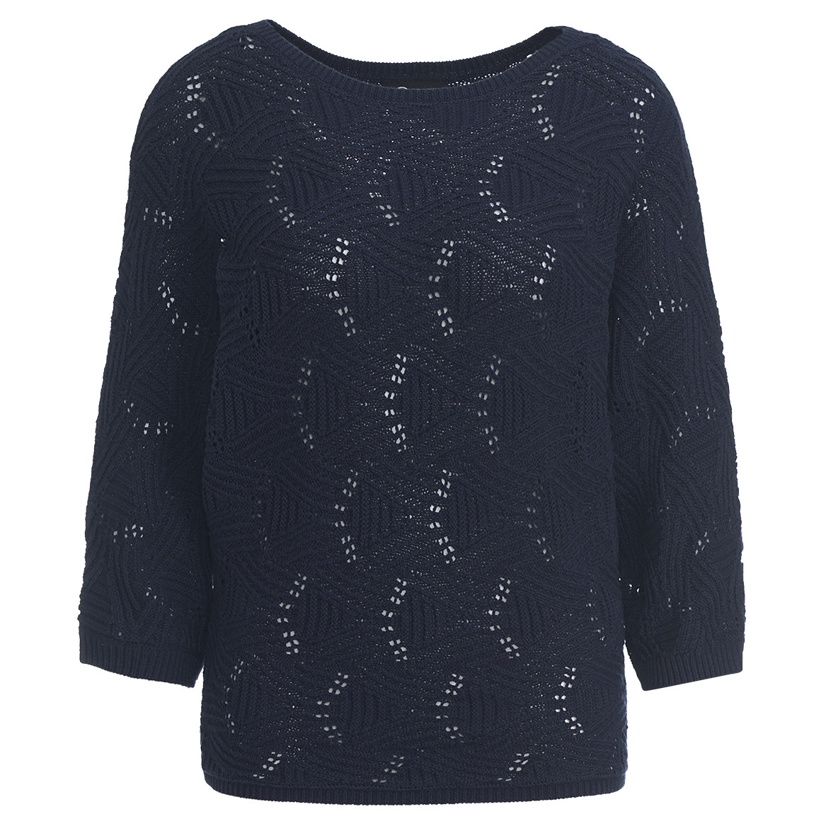 Damen Strickshirt mit Ajour-Muster von Gina