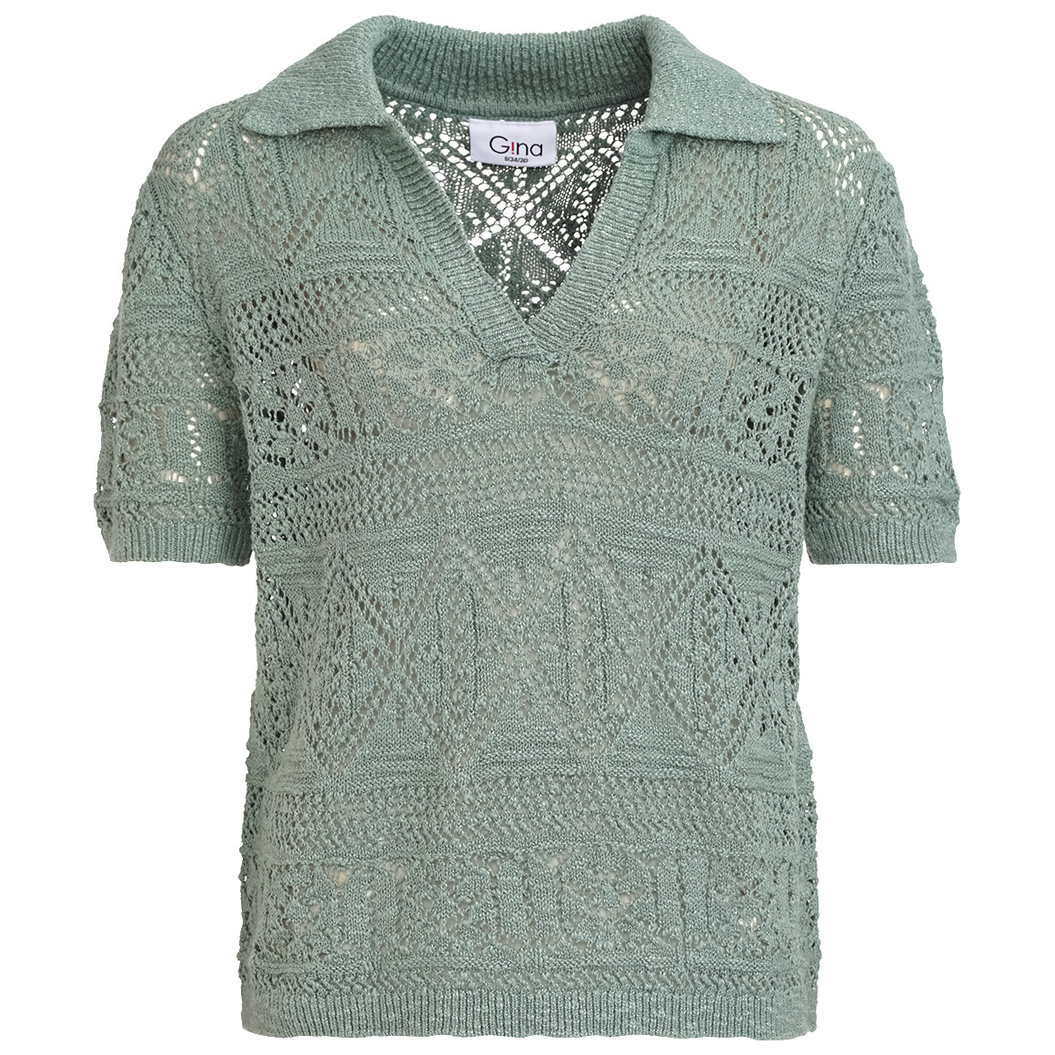 Damen Strickshirt  mit Ajour-Muster von Gina