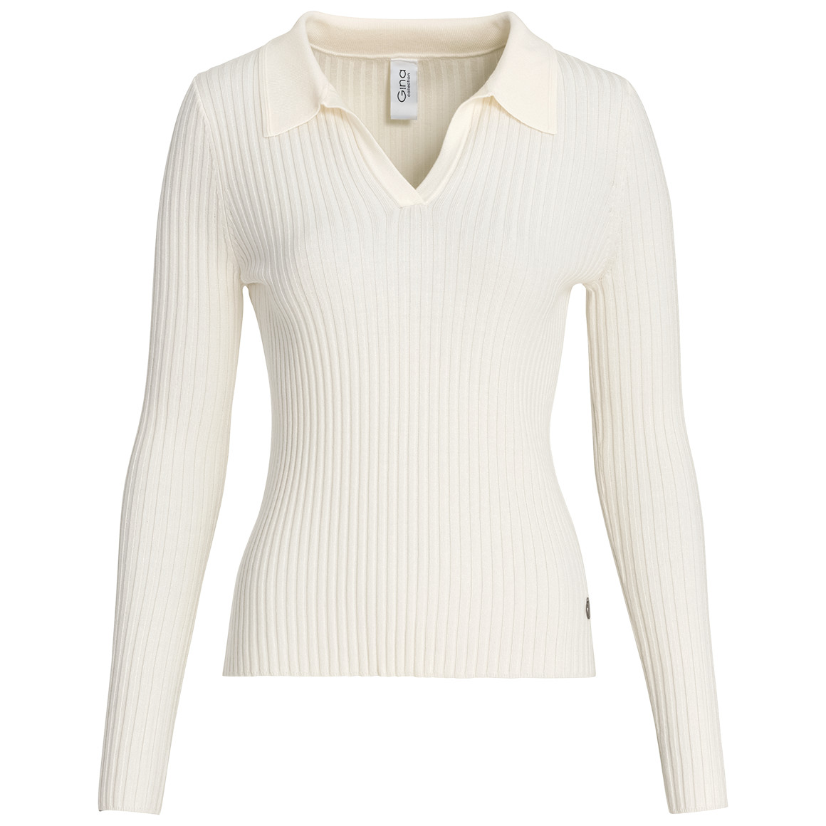 Damen Strickshirt mit Polokragen von Gina