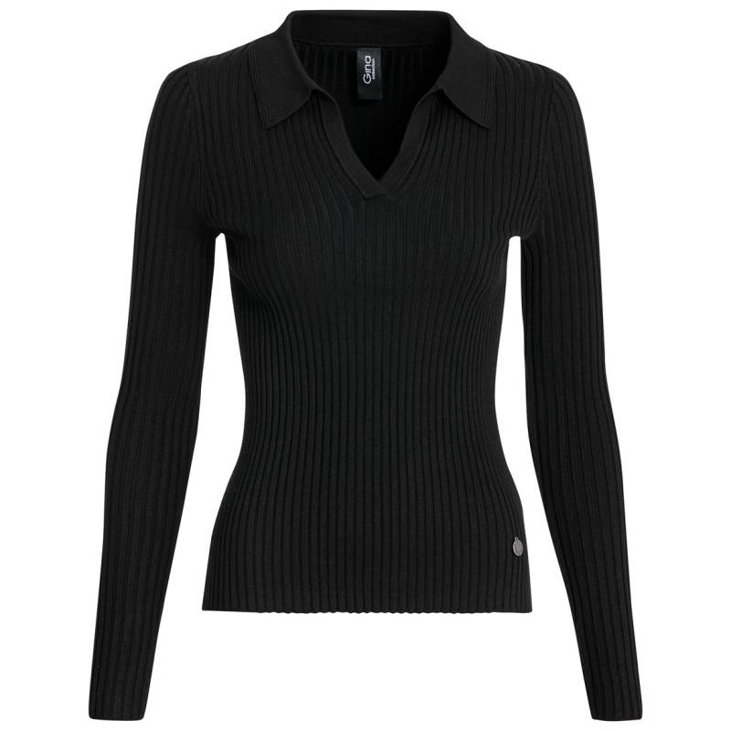 Damen Strickshirt mit Polokragen von Gina