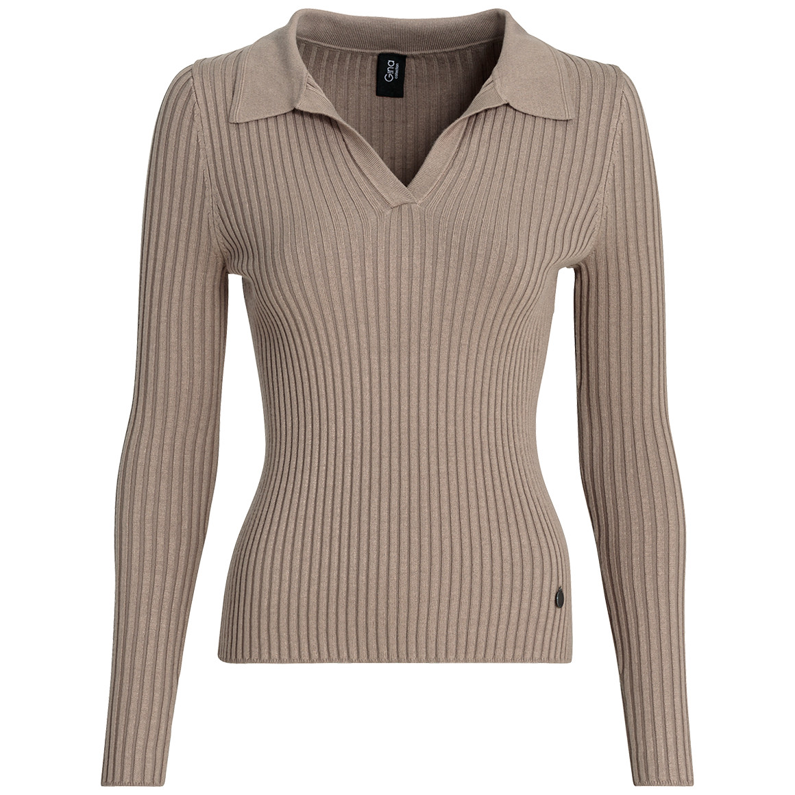 Damen Strickshirt mit Polokragen von Gina