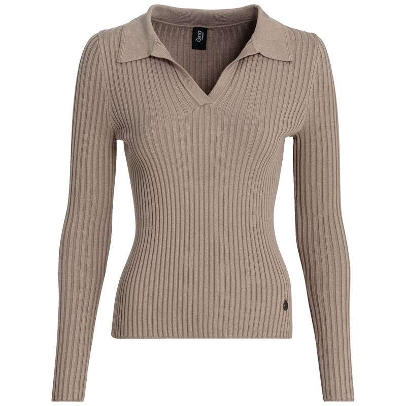 Damen Strickshirt mit Polokragen von Gina