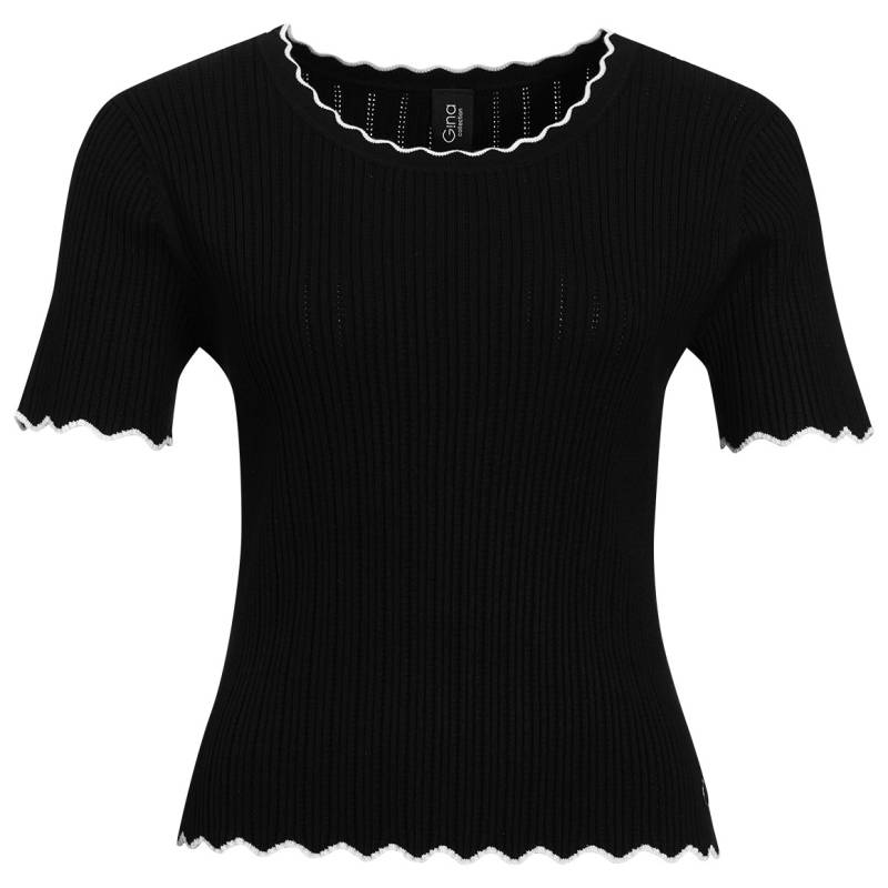 Damen Strickshirt mit Wellenkante von Gina