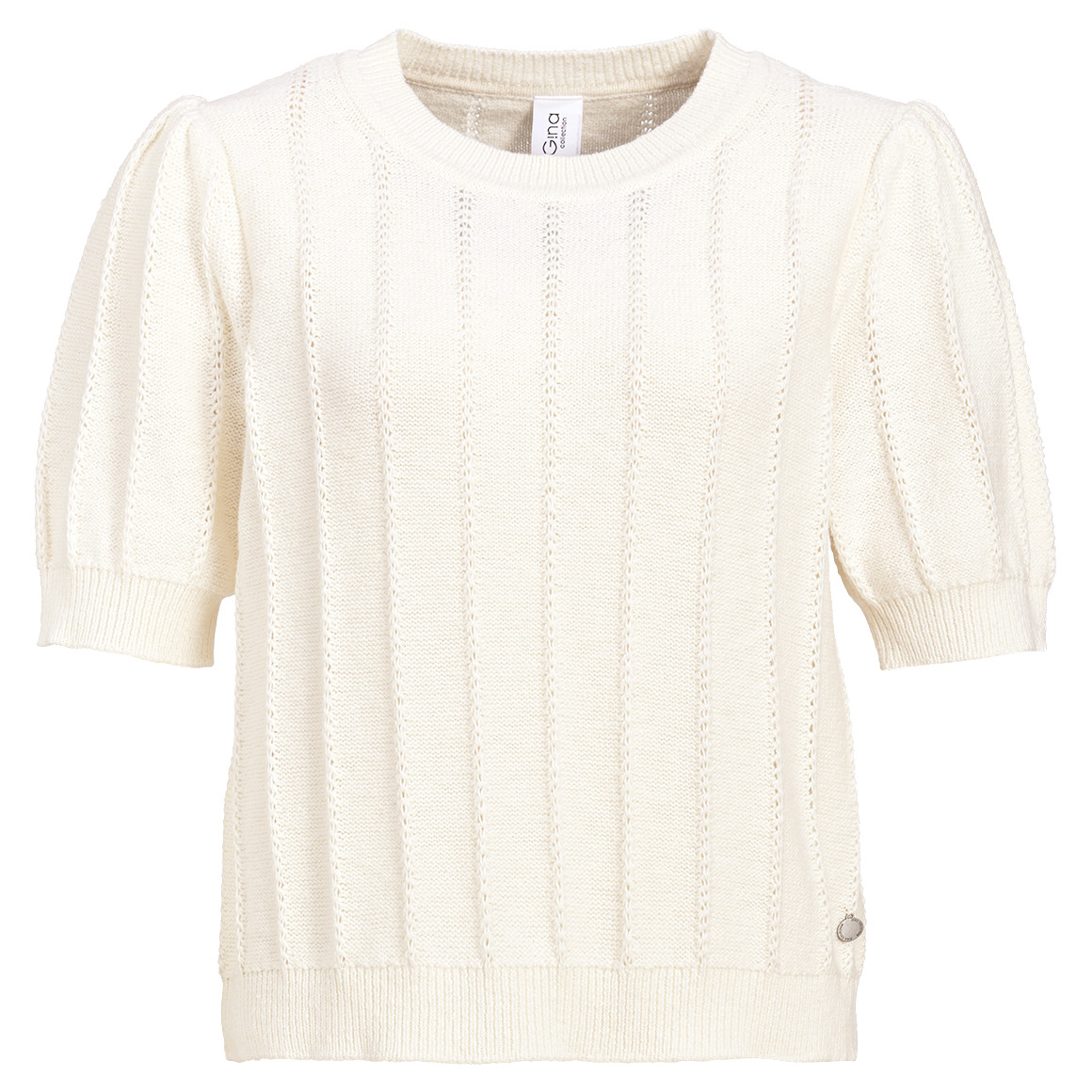 Damen Strickshirt mit kurzen Ärmeln Damen Strickshirt mit kurzen Ärmeln von Gina