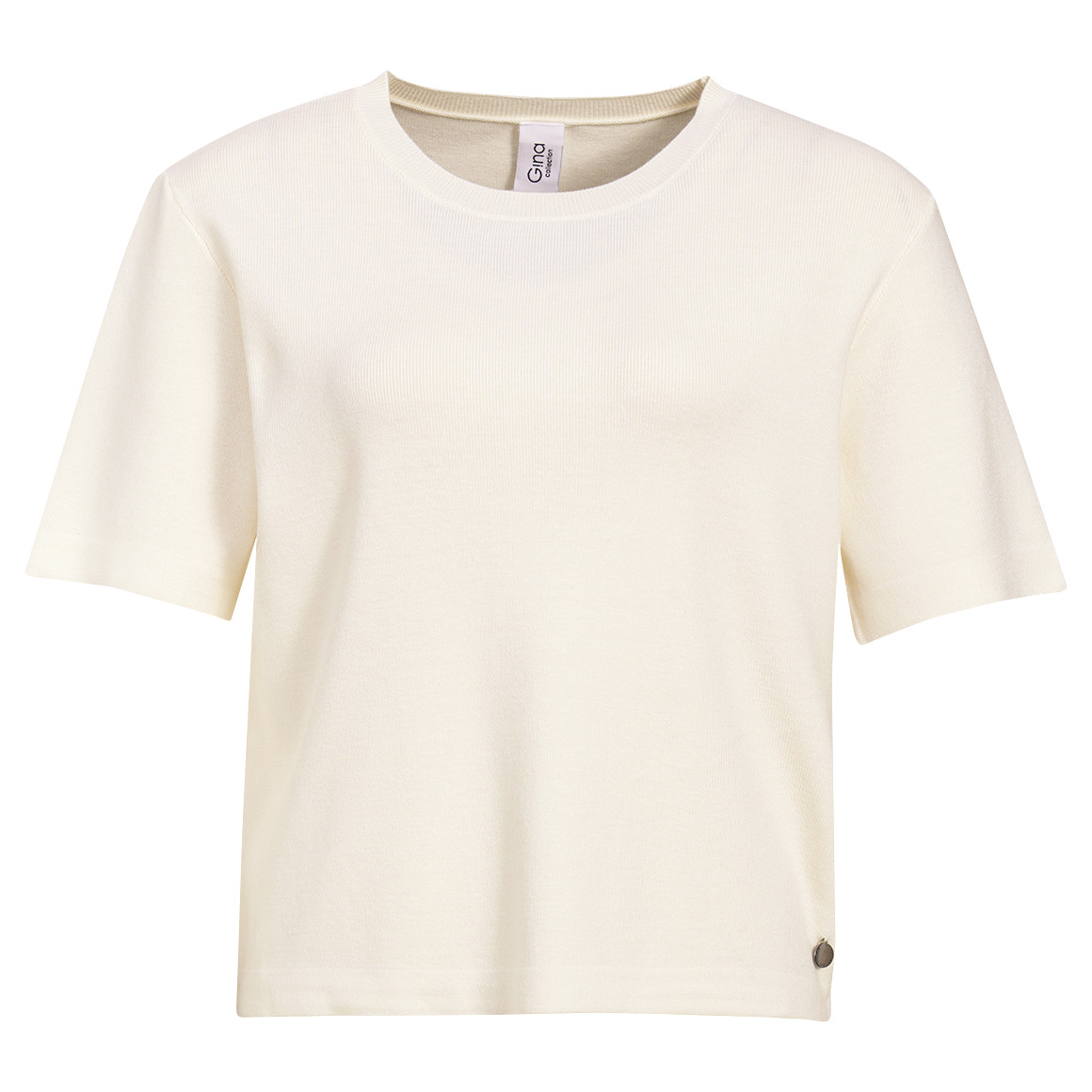 Damen Strickshirt mit kurzen Ärmeln von Gina