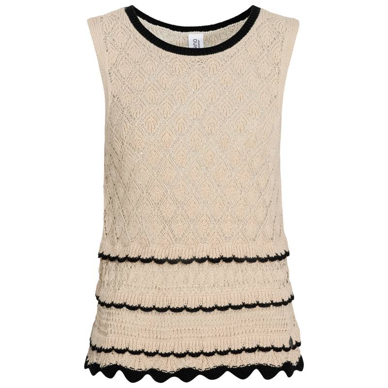 Damen Stricktop mit Ajourmuster von Gina