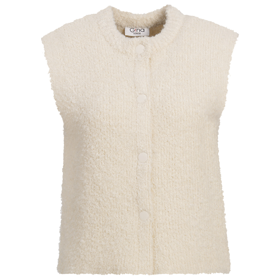 Damen Strickweste in Bouclé-Optik Damen Strickweste in Bouclé-Optik von Gina