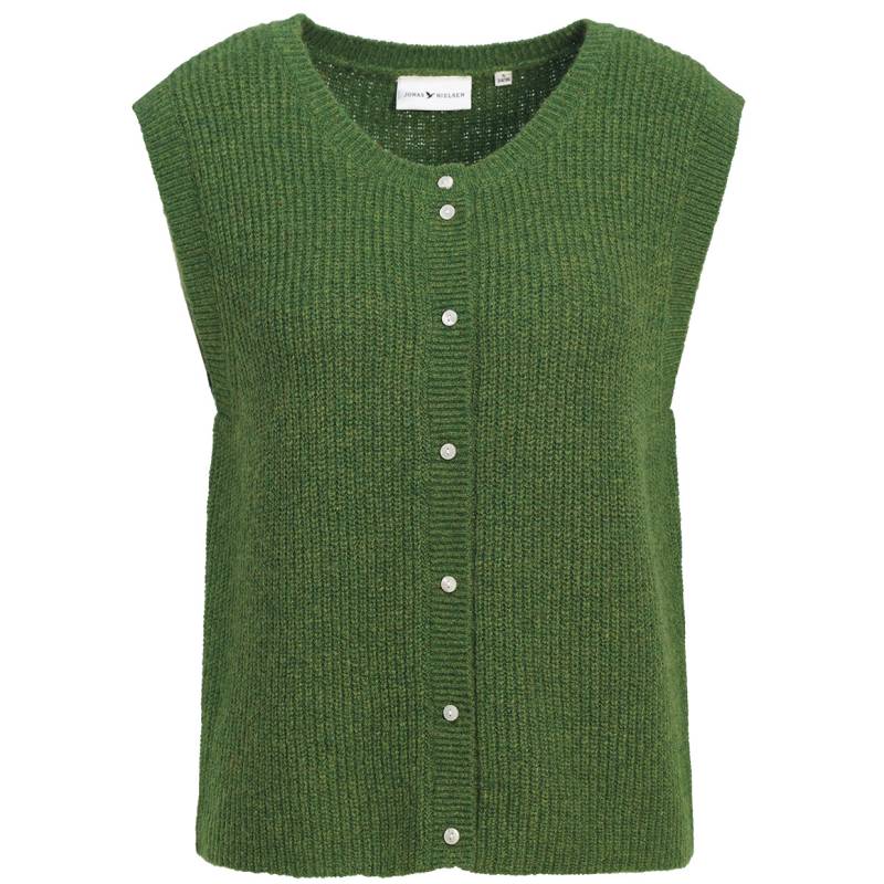 Damen Strickweste mit Knopfleiste von Gina