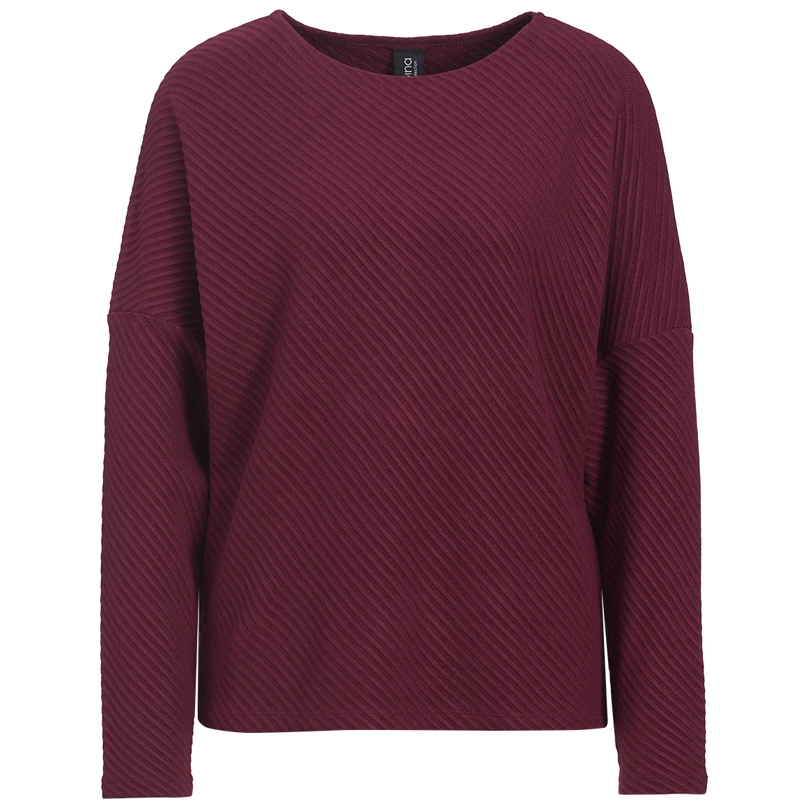 Damen Sweatshirt mit Rippstruktur Damen Sweatshirt mit Rippstruktur von Gina