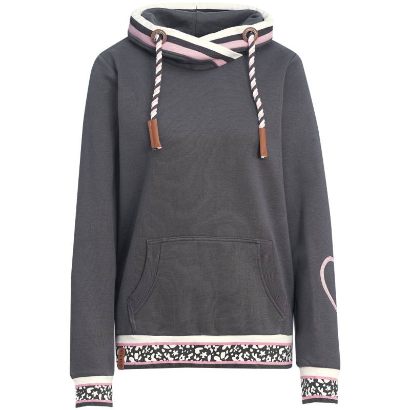 Damen Sweatshirt mit Schalkragen von Gina