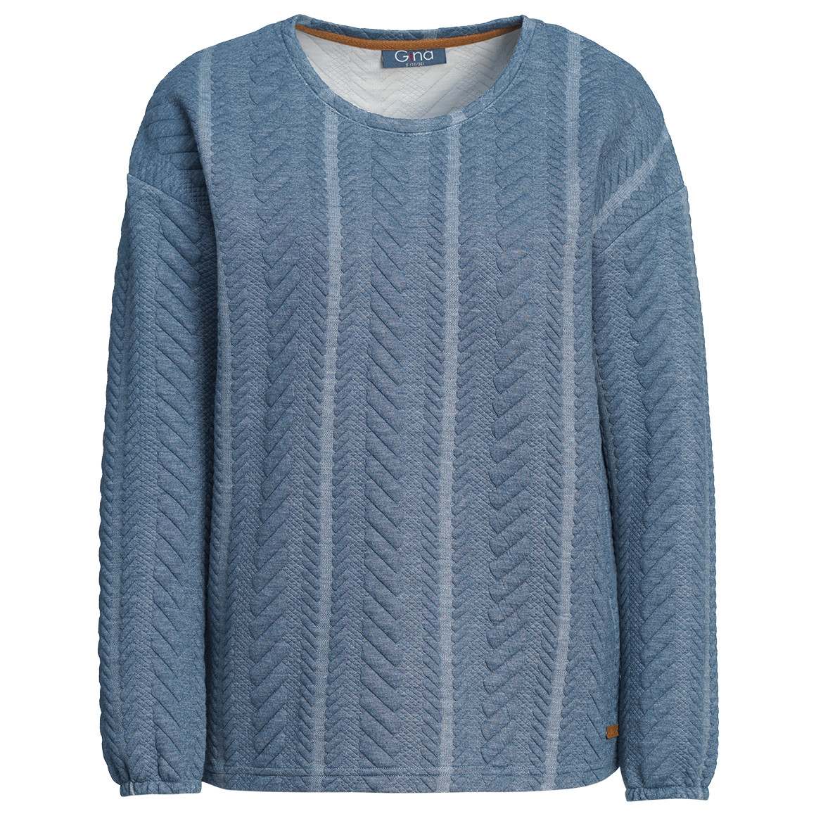 Damen Sweatshirt mit Strukturmuster von Gina