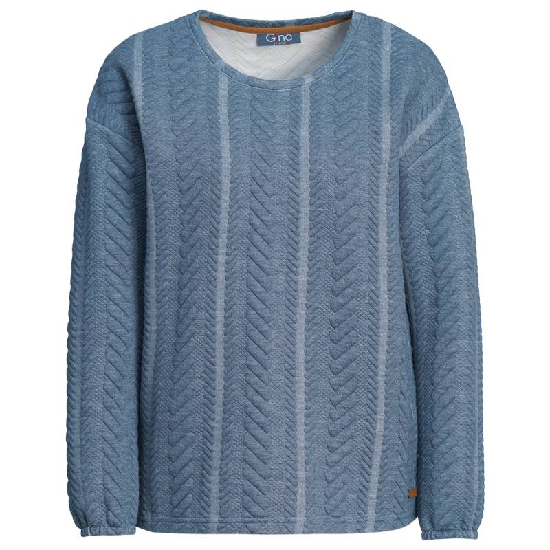 Damen Sweatshirt mit Strukturmuster Damen Sweatshirt mit Strukturmuster von Gina