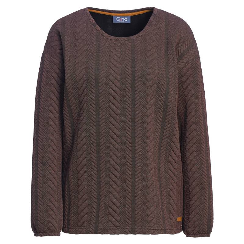 Damen Sweatshirt mit Strukturmuster Damen Sweatshirt mit Strukturmuster von Gina