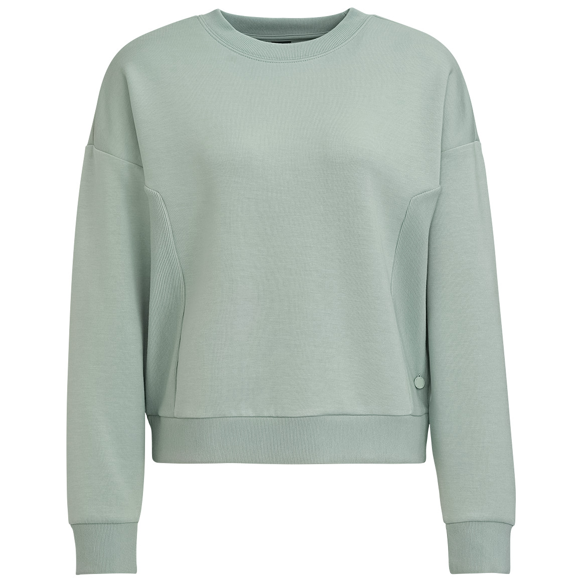 Damen Sweatshirt mit gerippten Einsätzen von Gina