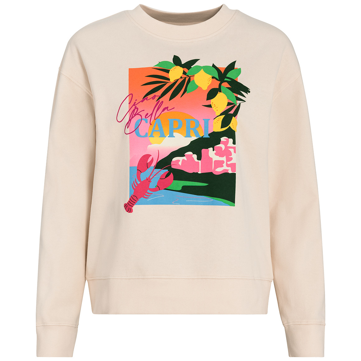 Damen Sweatshirt mit großem Print von Gina