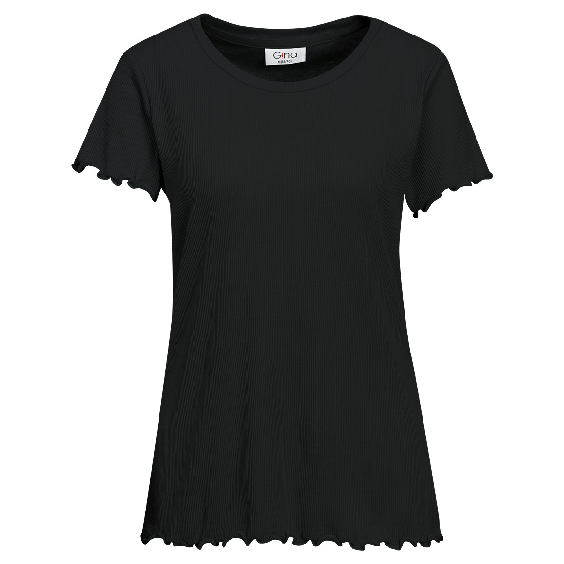 Damen T-Shirt aus Feinripp von Gina