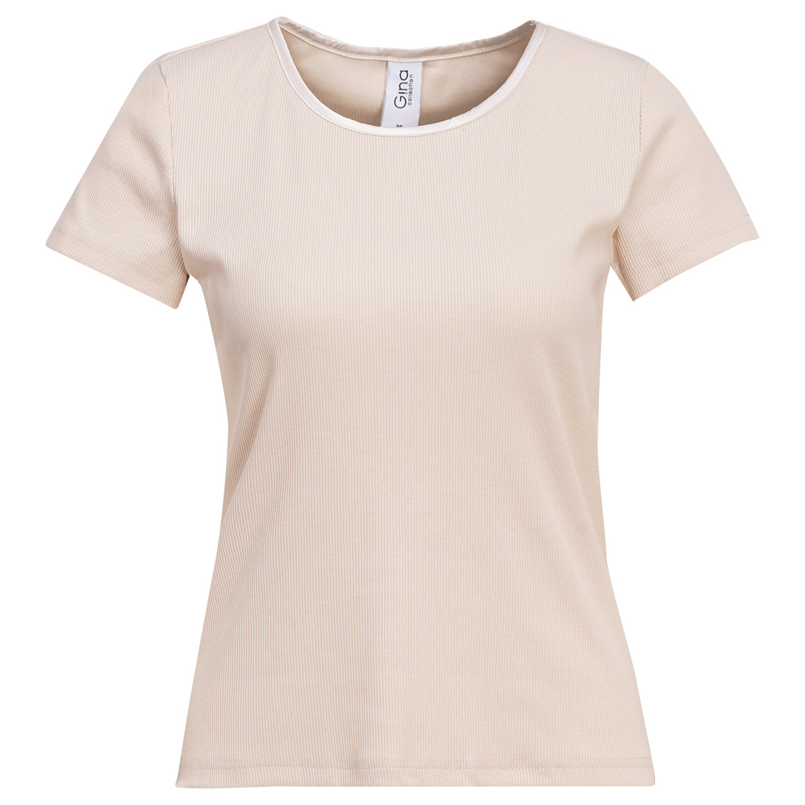 Damen T-Shirt aus Feinripp Damen T-Shirt aus Feinripp von Gina