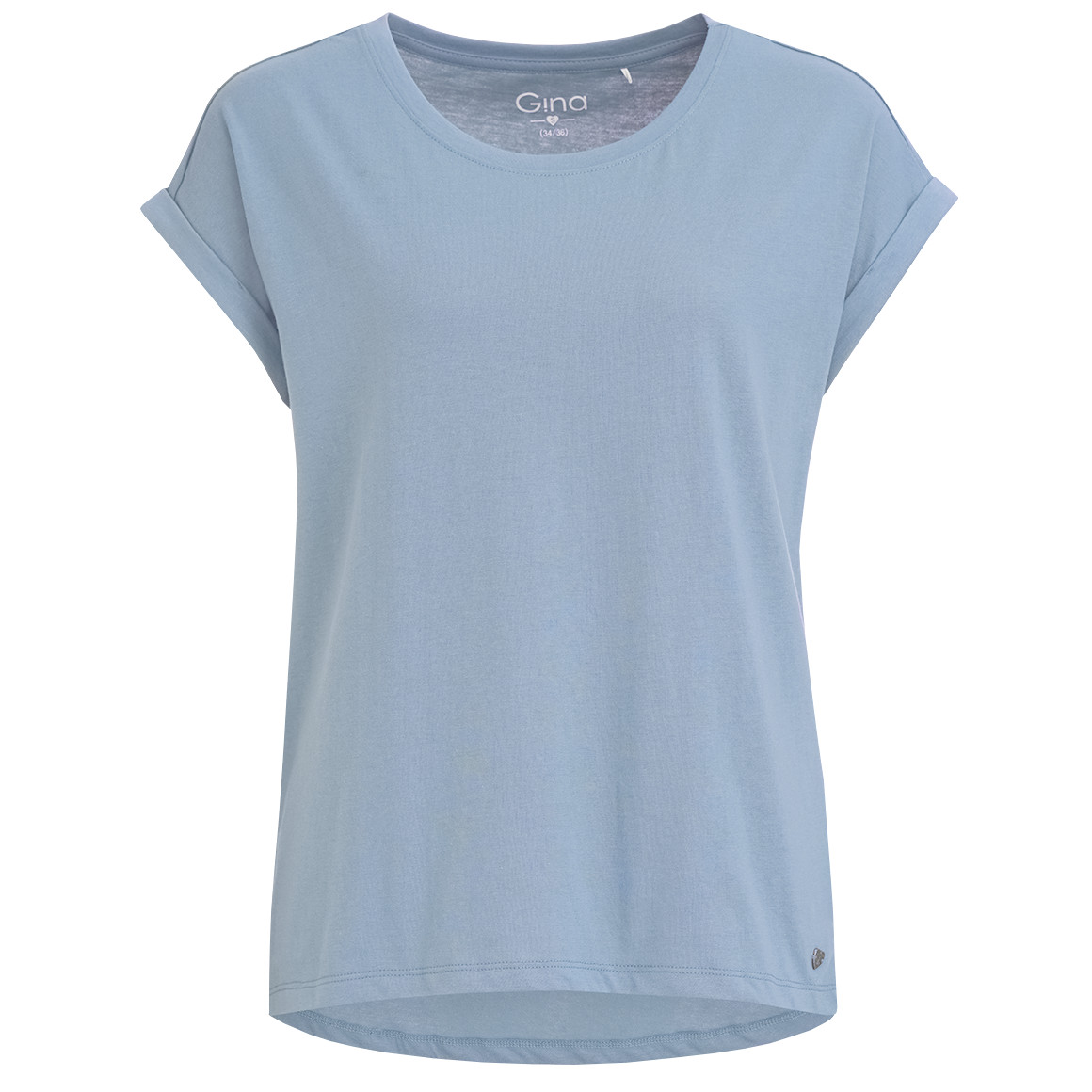 Damen T-Shirt im Basic-Look Damen T-Shirt im Basic-Look von Gina