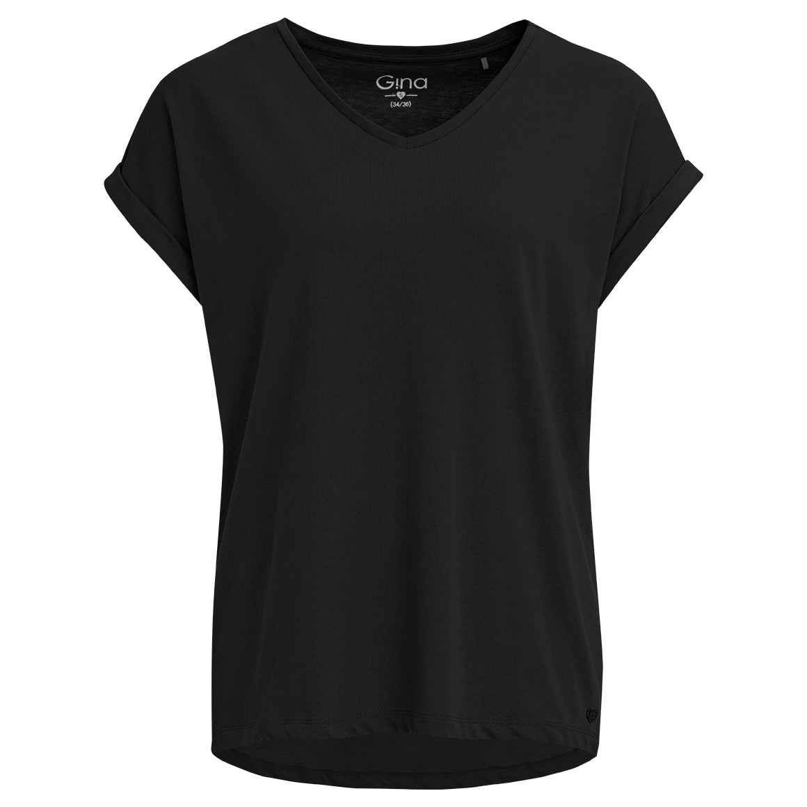 Damen T-Shirt im Basic-Look von Gina