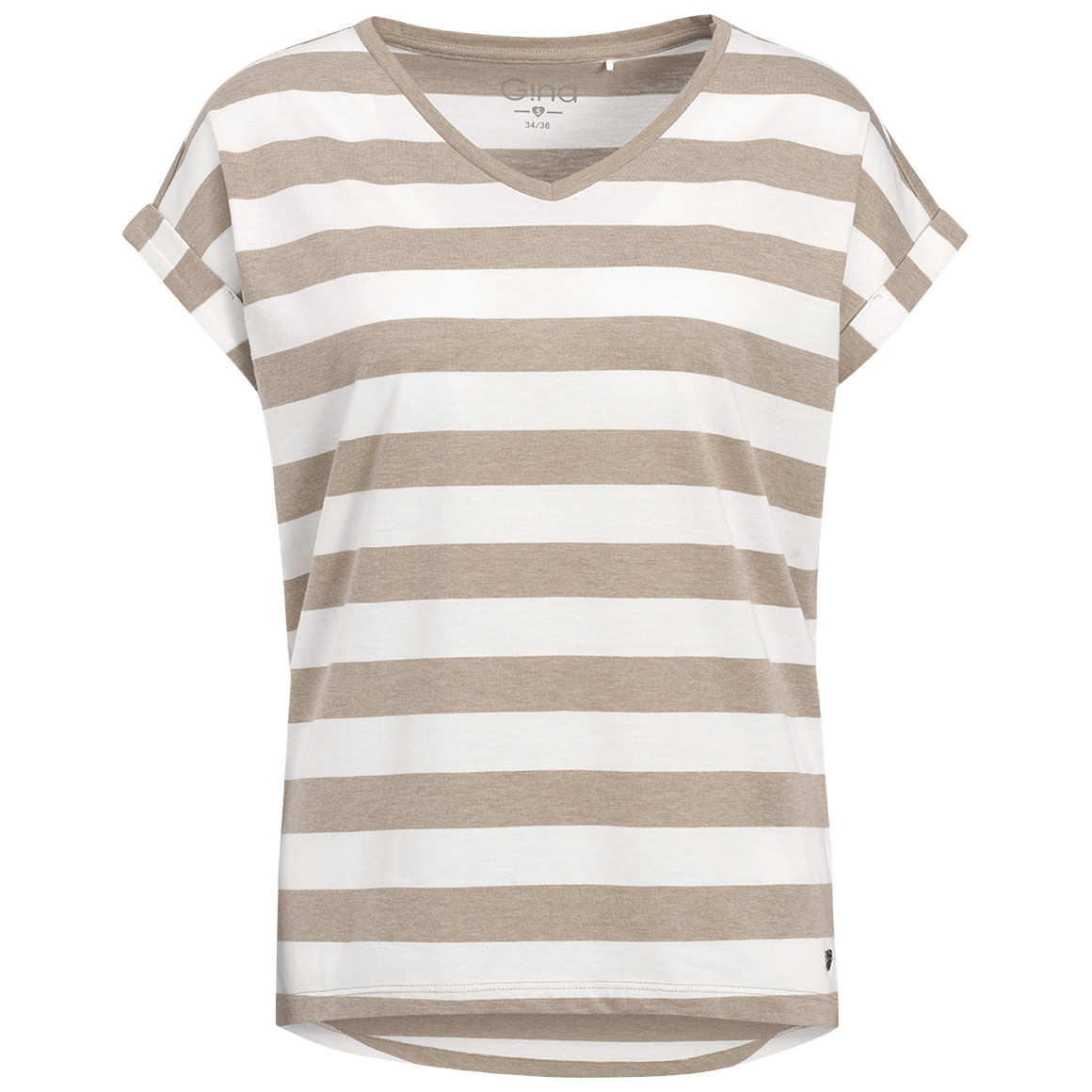 Damen T-Shirt im Basic-Look von Gina