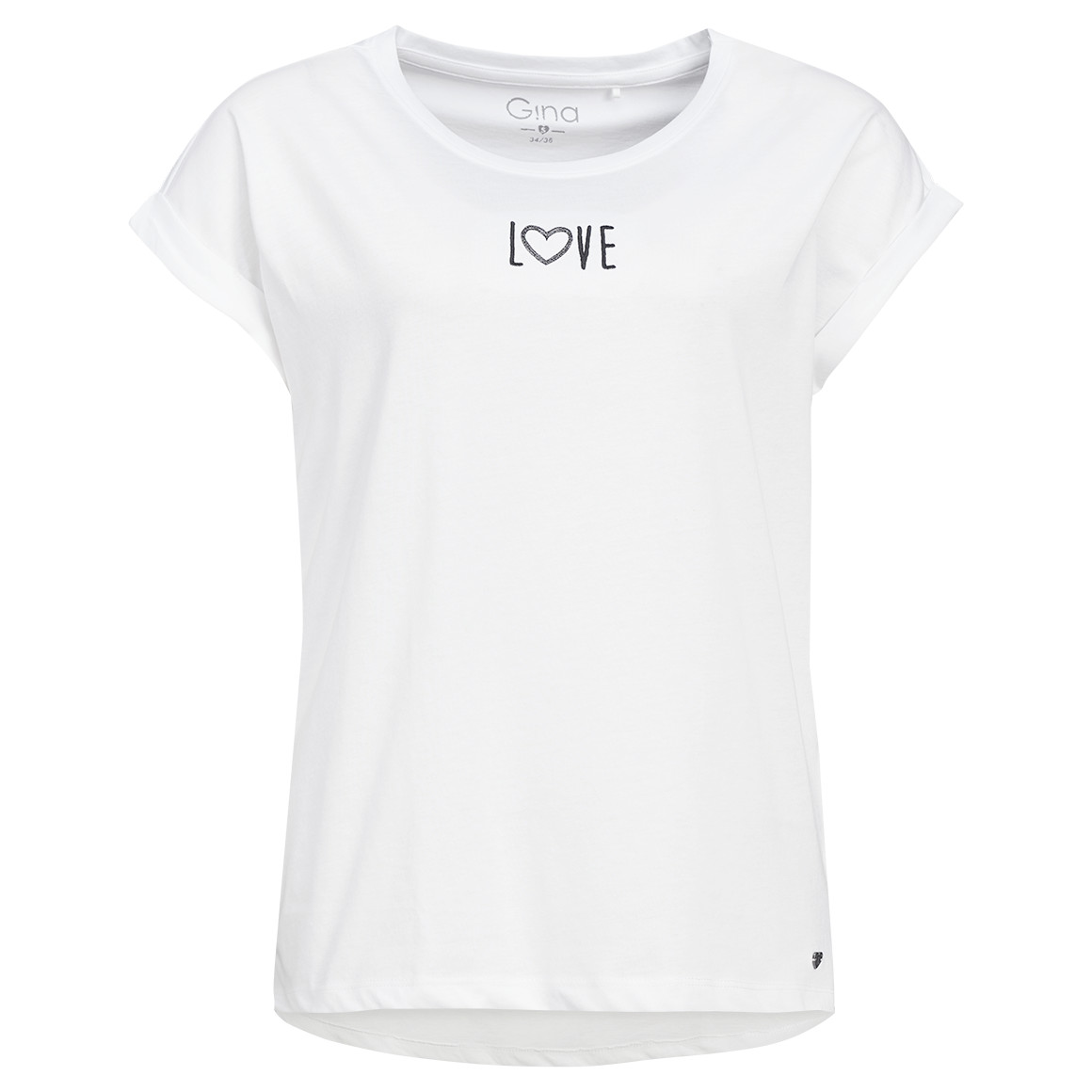 Damen T-Shirt im Basic-Look von Gina