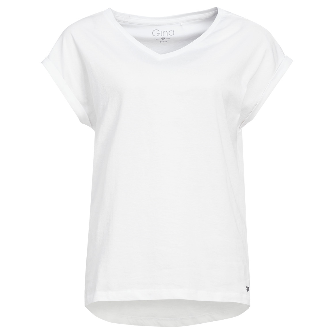 Damen T-Shirt im Basic-Look von Gina