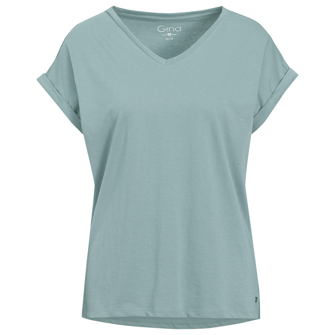 Damen T-Shirt im Basic-Look von Gina