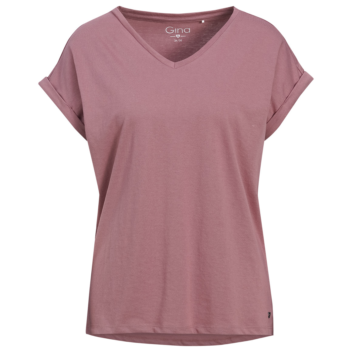 Damen T-Shirt im Basic-Look von Gina
