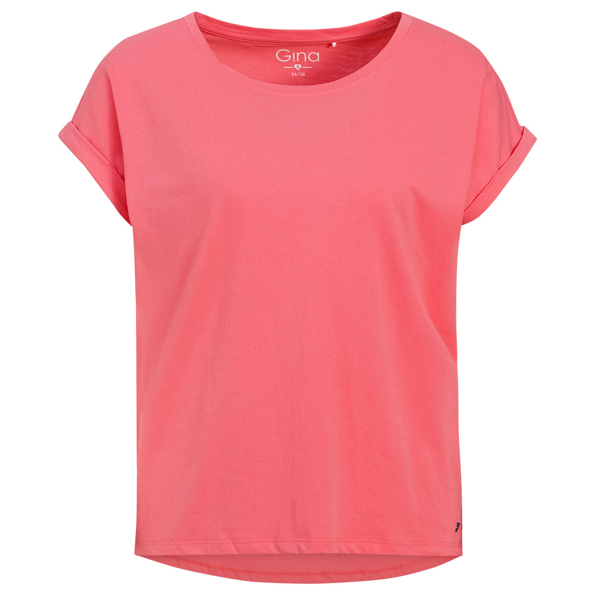 Damen T-Shirt im Basic-Look Damen T-Shirt im Basic-Look von Gina