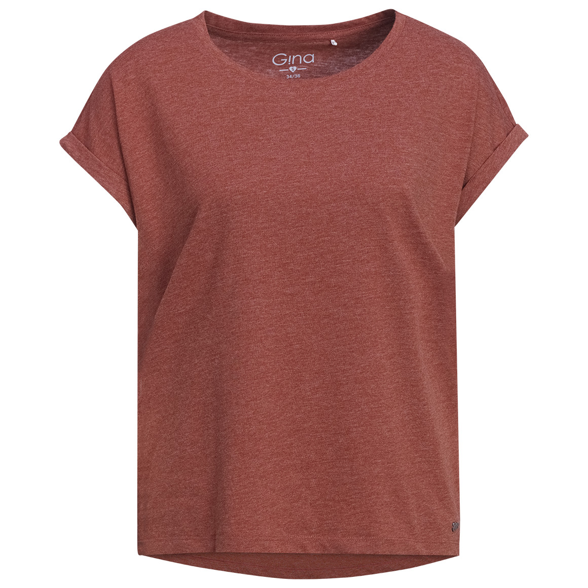 Damen T-Shirt im Basic-Look Damen T-Shirt im Basic-Look von Gina